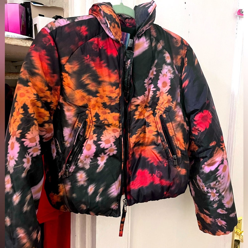 Urban Outfitters cropped puff jacket.